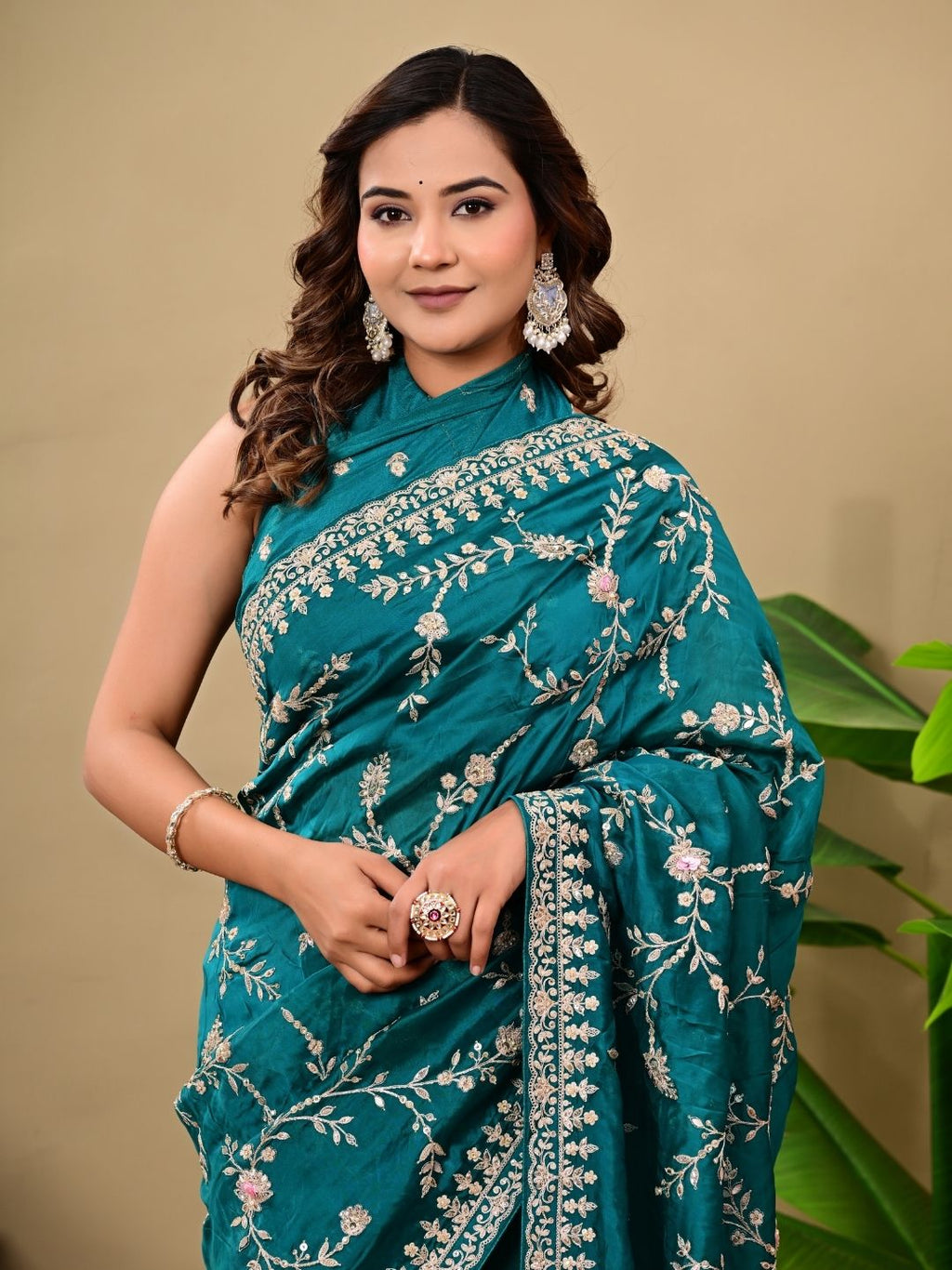 Pure H.O. Silk Saree with Gottapatti, Sequence & Marodi Work | Premium Wedding & Festive Wear