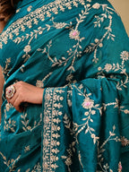 Pure H.O. Silk Saree with Gottapatti, Sequence & Marodi Work | Premium Wedding & Festive Wear