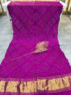Modal Gaji Bandhani Dupatta with dotted Pattern – Soft Ethnic Wear Dupatta