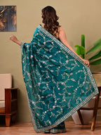 Pure H.O. Silk Saree with Gottapatti, Sequence & Marodi Work | Premium Wedding & Festive Wear