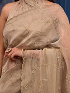 Party Wear Saree with All-Over SiroSki Work | Premium Wedding & Festive Wear