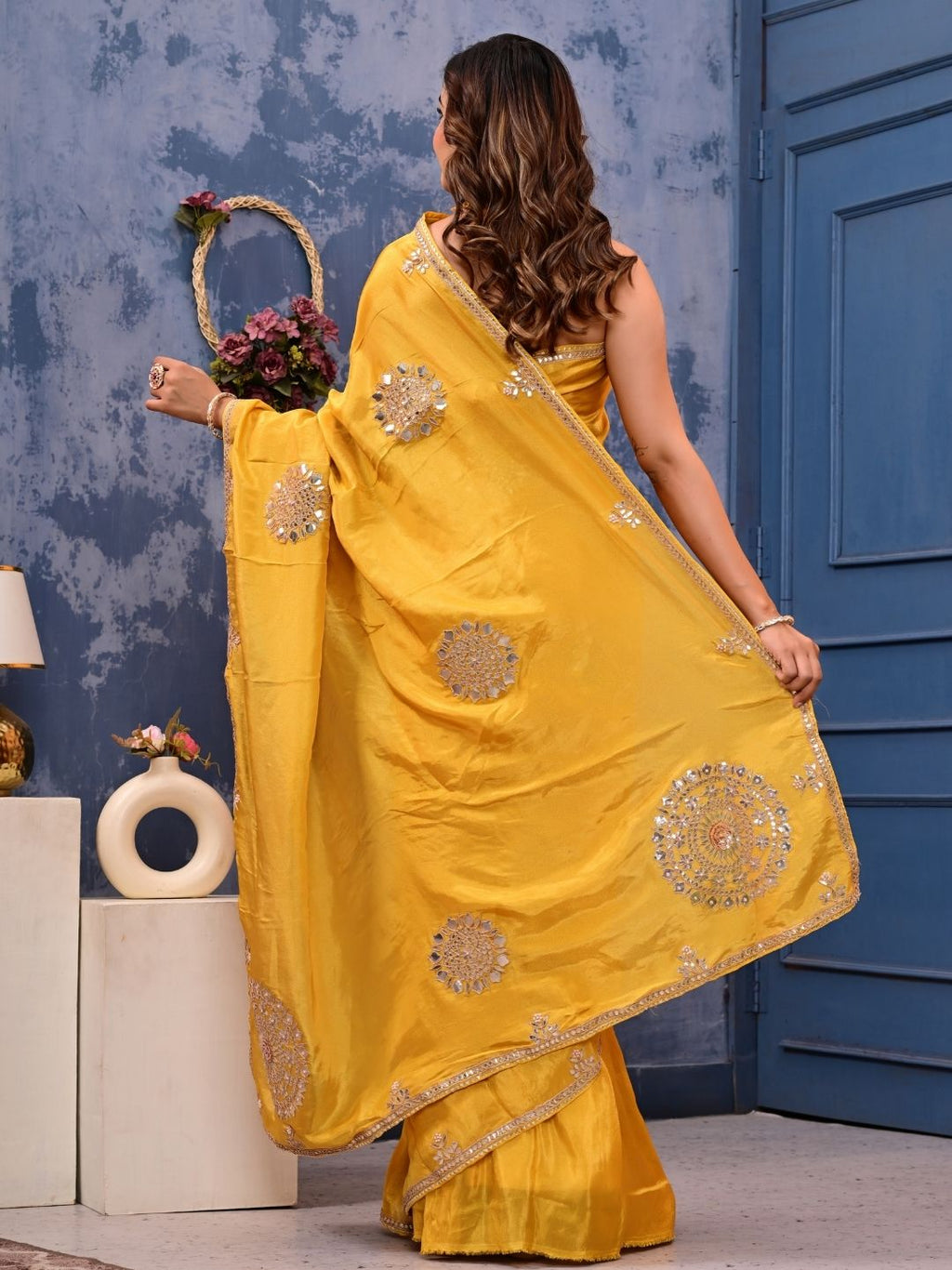 Kanjipuram Silk Saree with Marodi, Kardana & Sequence Work | Grand Wedding & Festive Wear