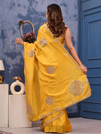 Kanjipuram Silk Saree with Marodi, Kardana & Sequence Work | Grand Wedding & Festive Wear