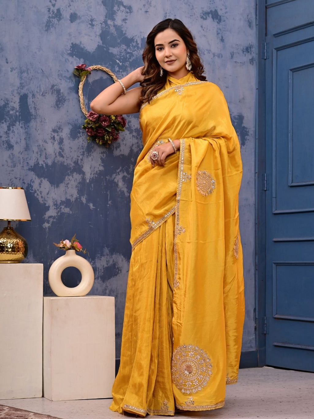 Kanjipuram Silk Saree with Marodi, Kardana & Sequence Work | Grand Wedding & Festive Wear