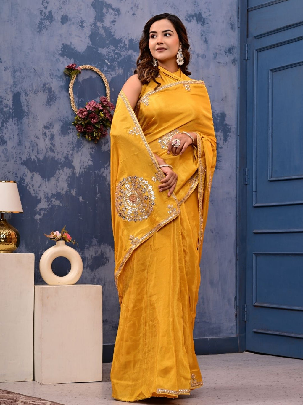 Kanjipuram Silk Saree with Marodi, Kardana & Sequence Work | Grand Wedding & Festive Wear