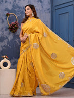 Kanjipuram Silk Saree with Marodi, Kardana & Sequence Work | Grand Wedding & Festive Wear