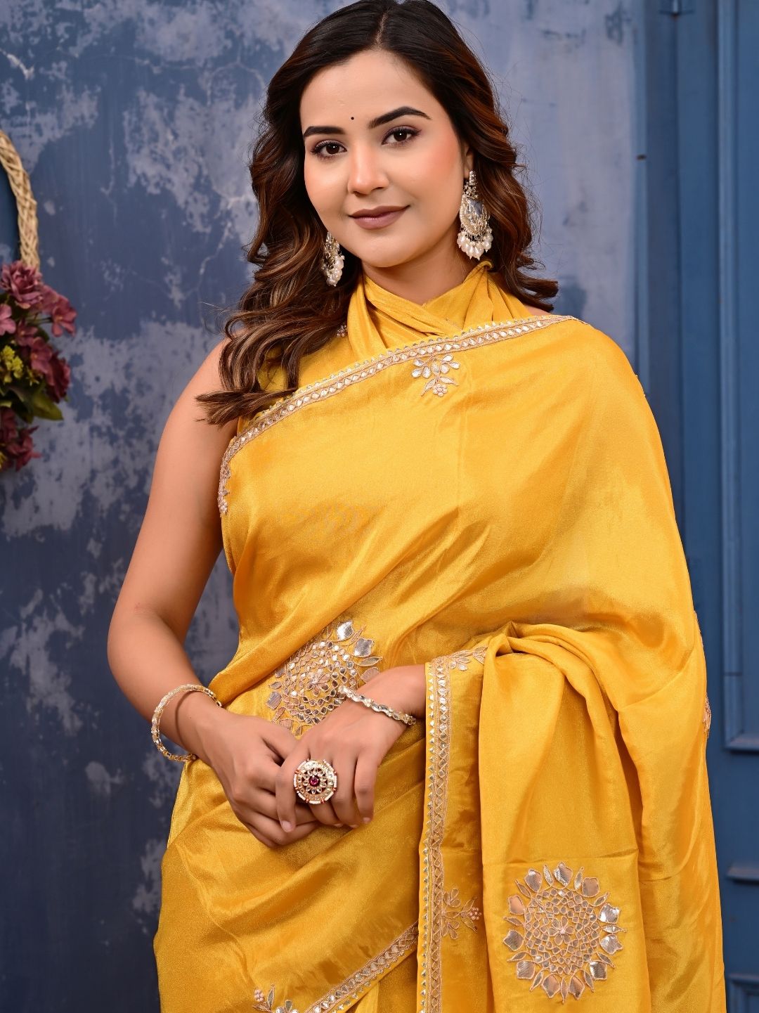 Kanjipuram Silk Saree with Marodi, Kardana & Sequence Work | Grand Wedding & Festive Wear