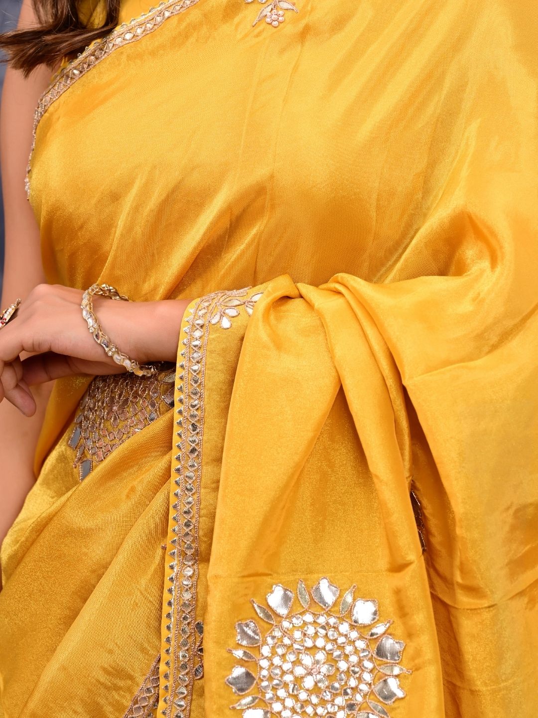 Kanjipuram Silk Saree with Marodi, Kardana & Sequence Work | Grand Wedding & Festive Wear