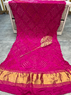 Modal Gaji Bandhani Dupatta with dotted Pattern – Soft Ethnic Wear Dupatta