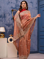 Kanjipuram Silk Saree with Marodi, Kardana & Sequence Work | Grand Wedding & Festive Wear