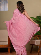 Elegant Cosmos Fancy Saree with Parle Work