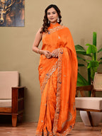 Kanjipuram Silk Saree with Marodi, Kardana & Sequence Work | Grand Wedding & Festive Wear