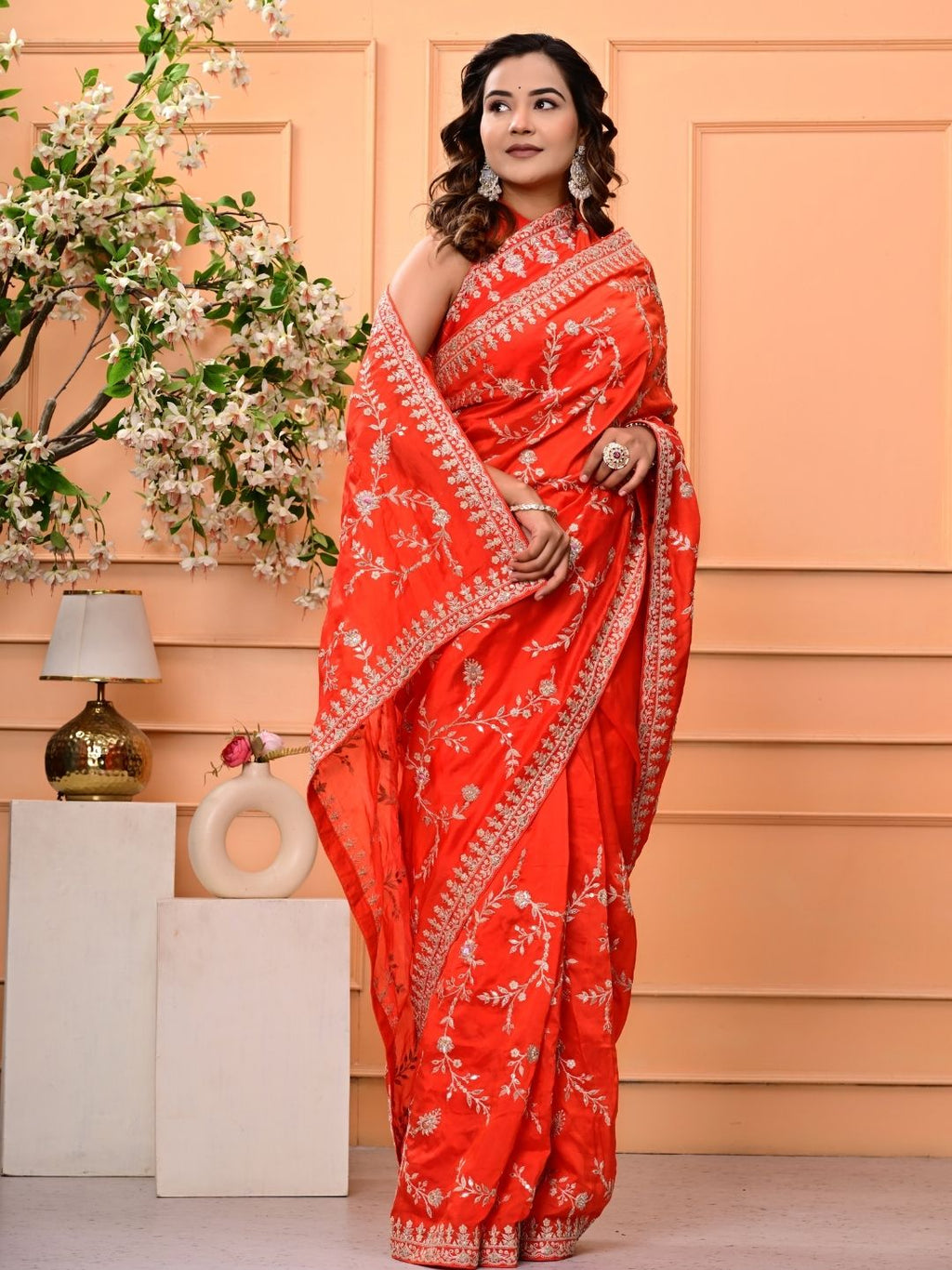Pure H.O. Silk Saree with Gottapatti, Sequence & Marodi Work | Premium Wedding & Festive Wear