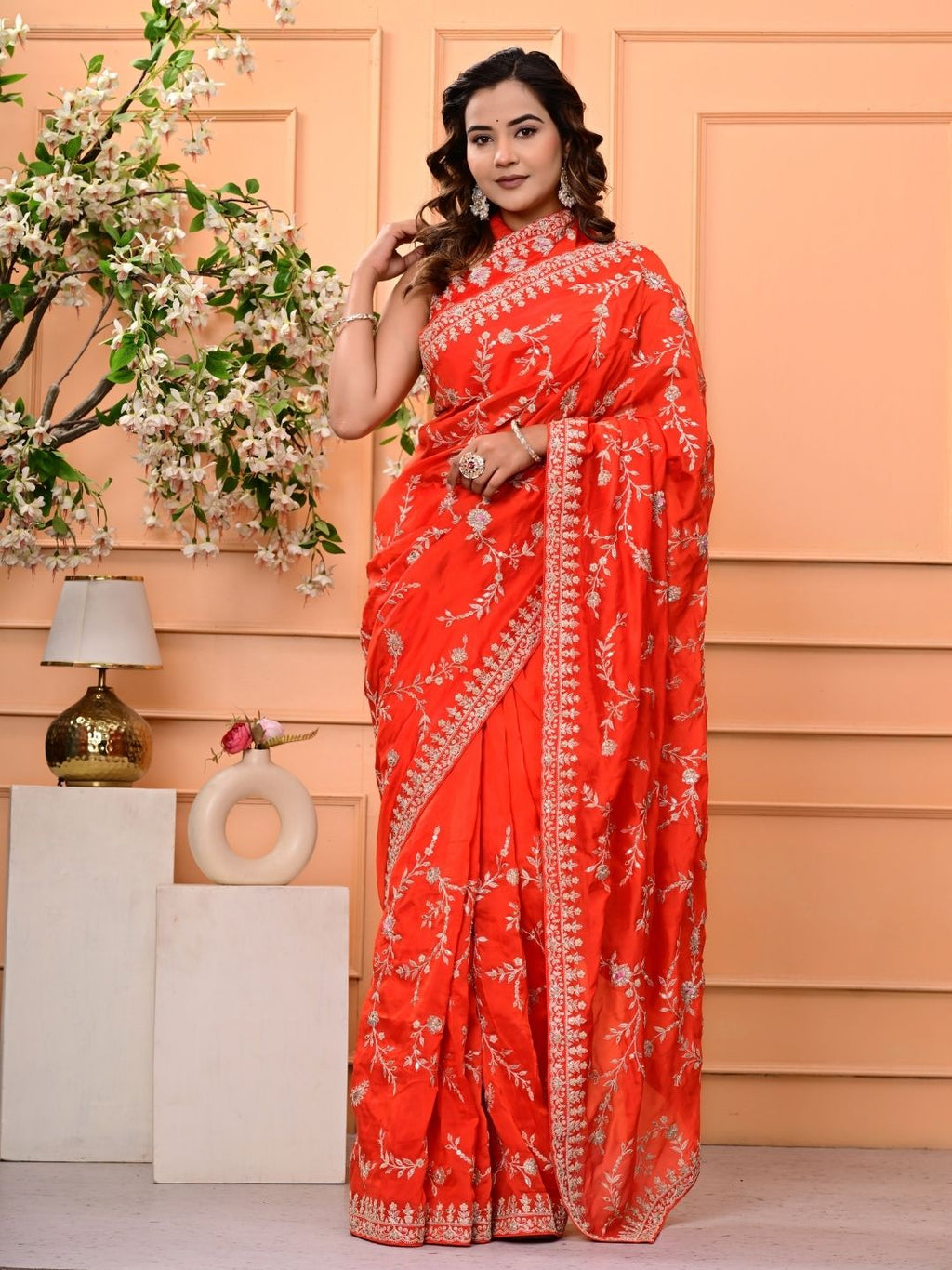 Pure H.O. Silk Saree with Gottapatti, Sequence & Marodi Work | Premium Wedding & Festive Wear
