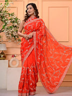 Pure H.O. Silk Saree with Gottapatti, Sequence & Marodi Work | Premium Wedding & Festive Wear