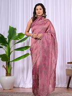 Elegant Rayna Net Fancy Saree with Swarovski Work
