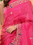 Pure H.O. Silk Saree with Gottapatti, Sequence & Marodi Work | Royal Festive & Wedding Wear