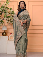Kanjipuram Silk Saree with Marodi, Kardana & Sequence Work | Grand Wedding & Festive Wear