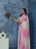 Soft Fancy Silk Saree with All-Over SiroSki Work | Elegant Party & Festive Wear